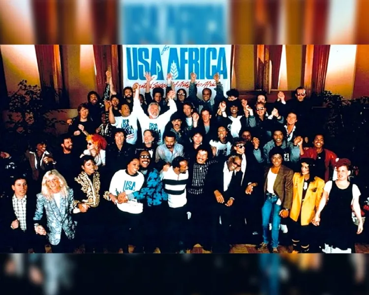 Sacan del baúl a "We are the world"