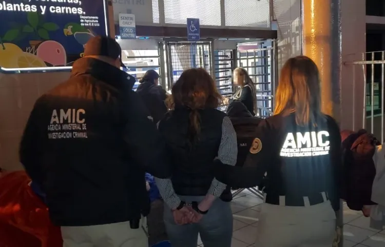 Cae mujer prófuga de la justicia de Estados Unidos