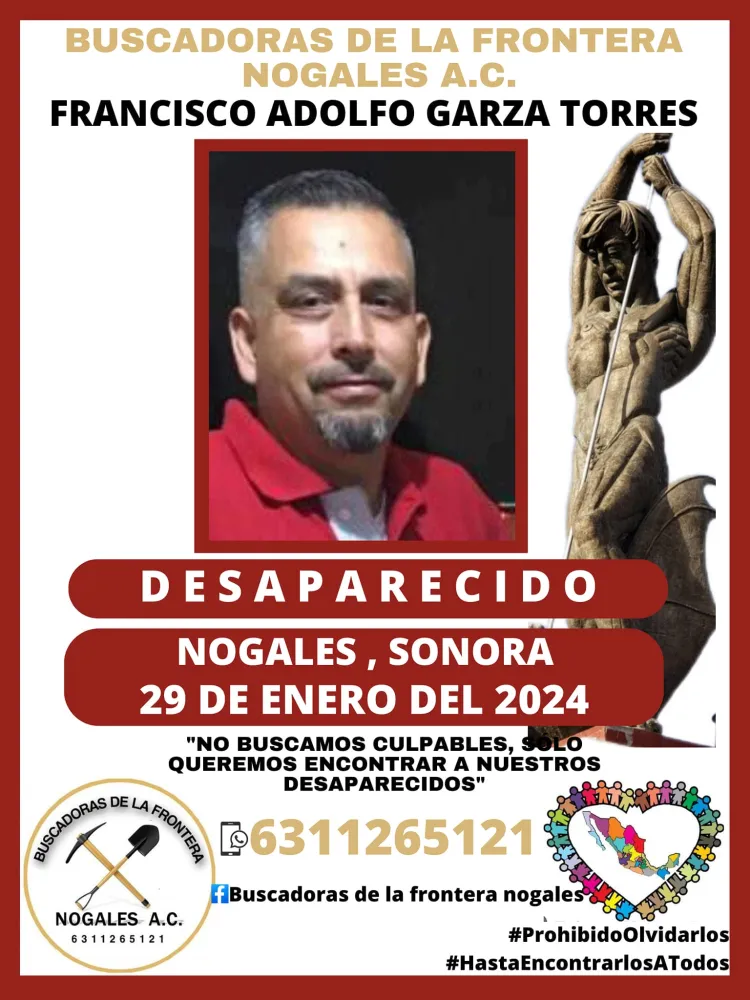 Piden encontrar a Adolfo Garza; se lo llevaron de su casa