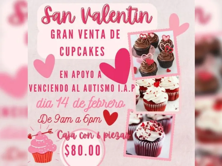 Venderá Venciendo al Autismo cupcakes
