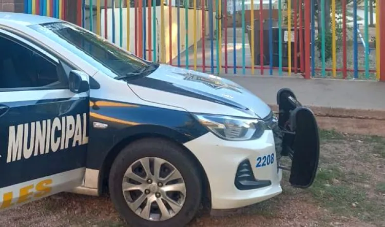 Pegan ladrones en jardín de niños del centro de la ciudad