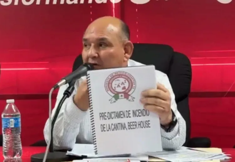 Asegura alcalde de SLRC que ayuntamiento no es responsable de incendio de BeerHouse