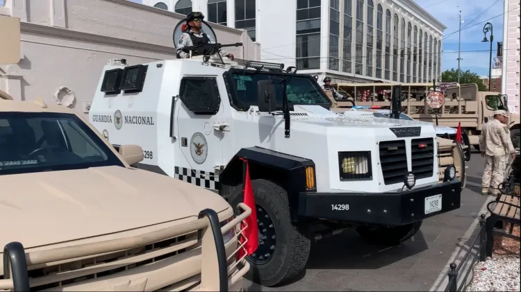 Refuerzan seguridad en Sonora, llegan más de 800 militares