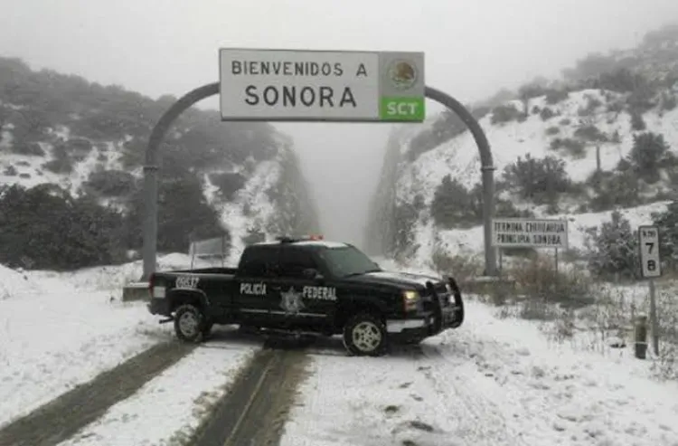 Resulta saldo blanco tras paso de séptima tormenta invernal en Sonora
