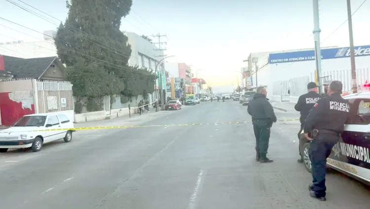 Protagonizan sujetos armados balacera en plena Obregón