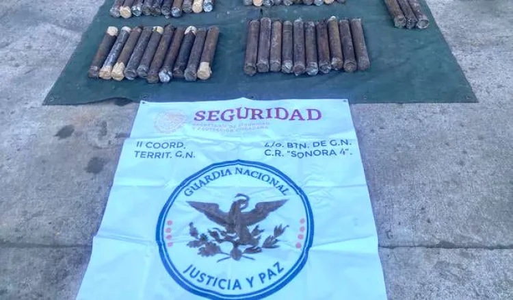 Aseguran tubos de PVC rellenos de narcóticos ocultos en tren