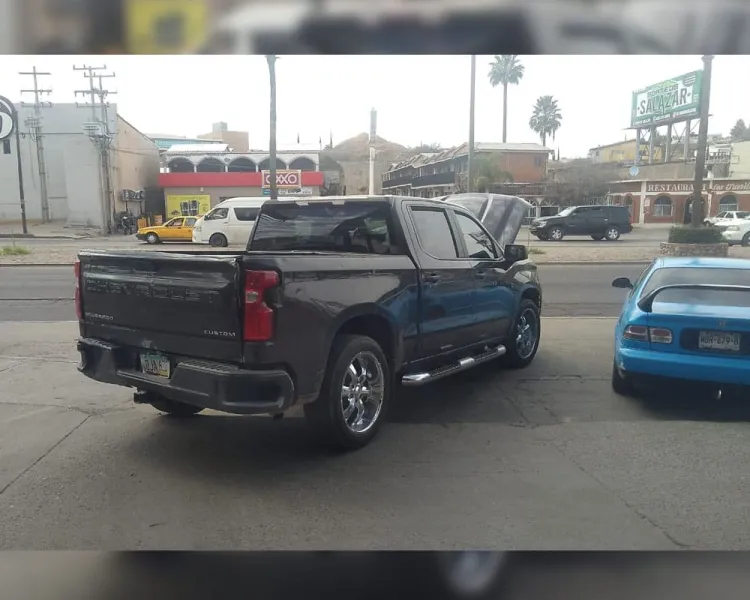 Localizan camioneta con reporte de robo en EU