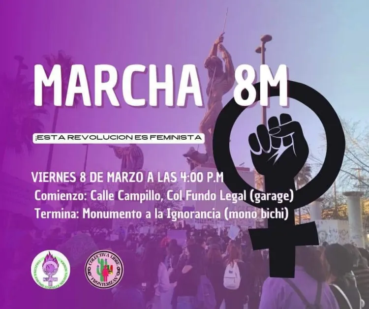 Convocan a mujeres a unirse a marcha el 8 de marzo