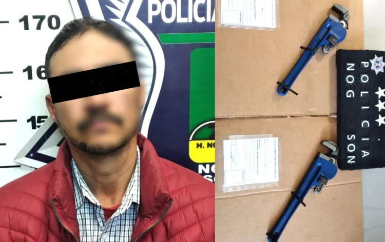 Entregan a persona por querer llevarse herramienta sin pagarla