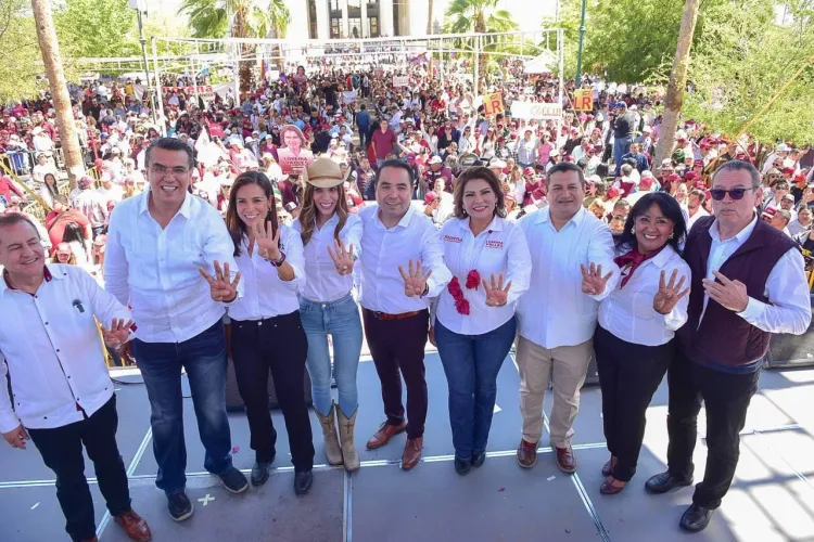 Inicia fórmula ganadora de Morena, Lorenia Valles y Heriberto Aguilar el camino al Senado de la República
