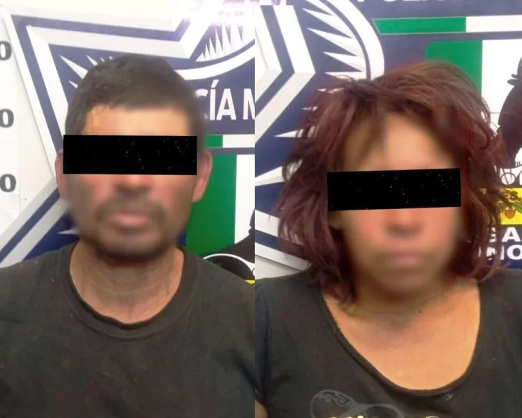 Atrapan a pareja intentando llevarse un cerco