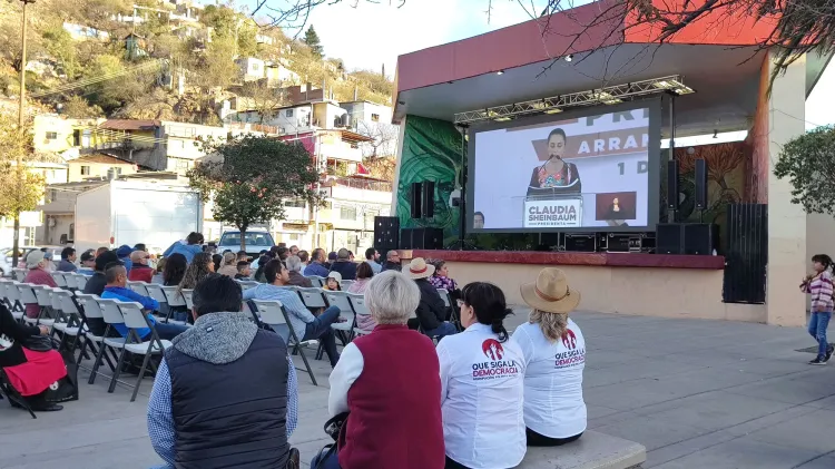 Fueron nogalenses testigos de arranque de campaña de Claudia Sheinbaum