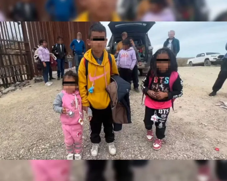 Abandona pollero a tres niños en la frontera de Arizona con México