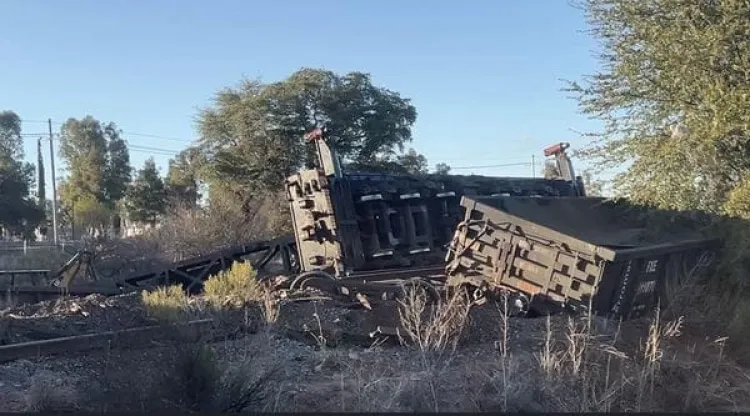 Descarrila tren al sur de Nogales