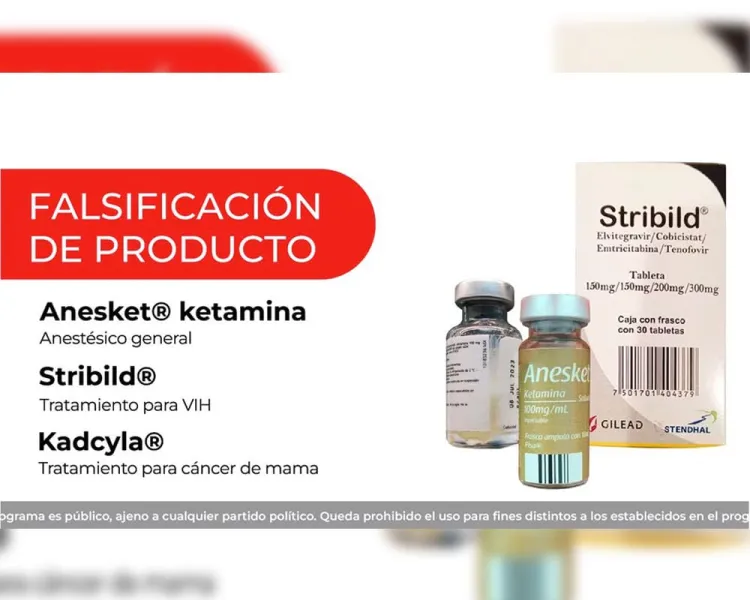 Alerta la Cofepris por falsos medicamentos contra cáncer de mama y VIH