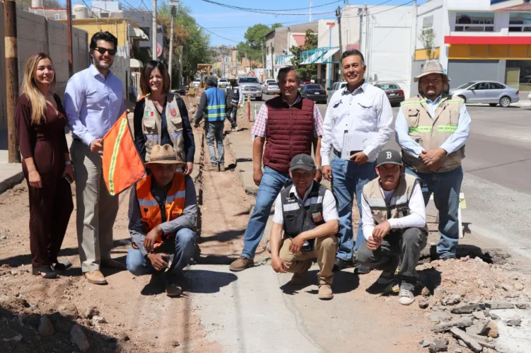 Avanza trabajo en  colonia Bolívar