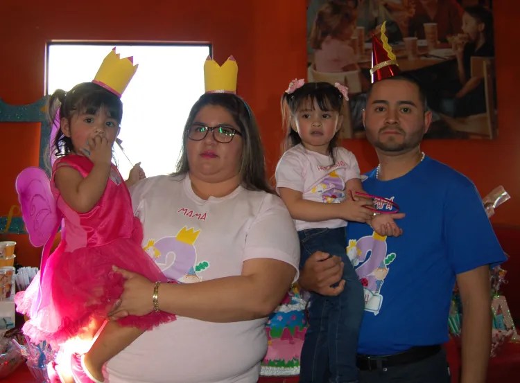 Liah celebra aniversario de vida