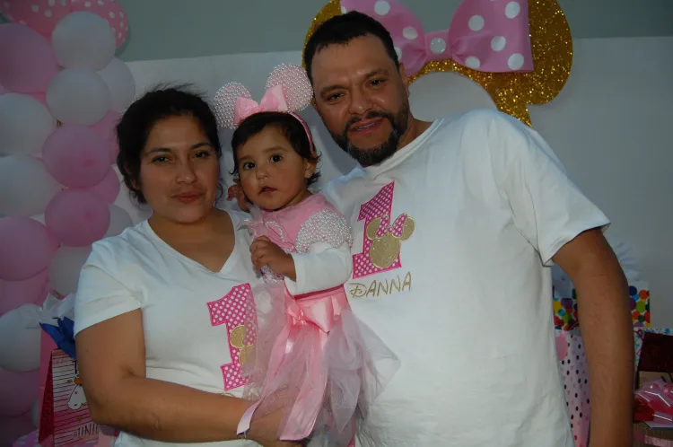 Danna sopla su primera vela