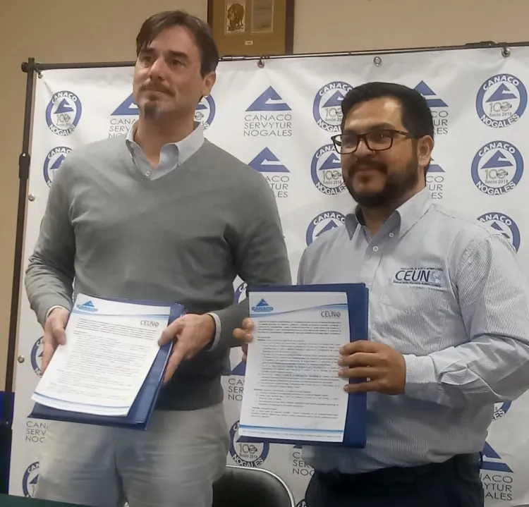 Firma Canaco conveniode colaboración con CEUNO