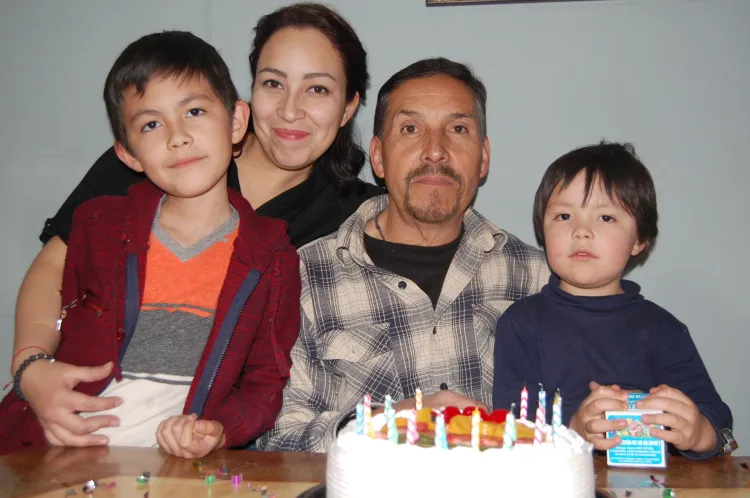 Hijos festejan a Arturo Vincent