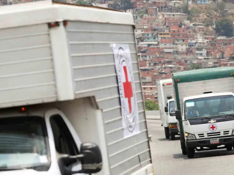 Cruz Roja entrega a Venezuela primer cargamento con ayuda humanitaria