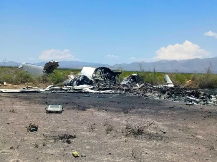 Hallan restos de las 13 víctimas de avionazo en Coahuila