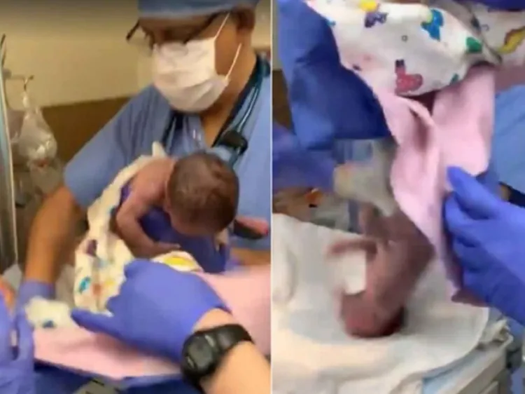 Lo viral: Doctor tira a recién nacida y le causa hemorragia; lo graban