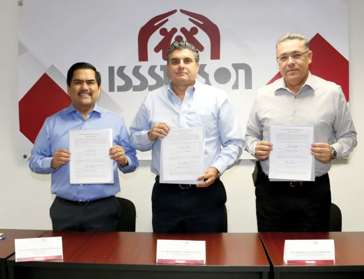 Firman  acuerdos Isssteson y Unison