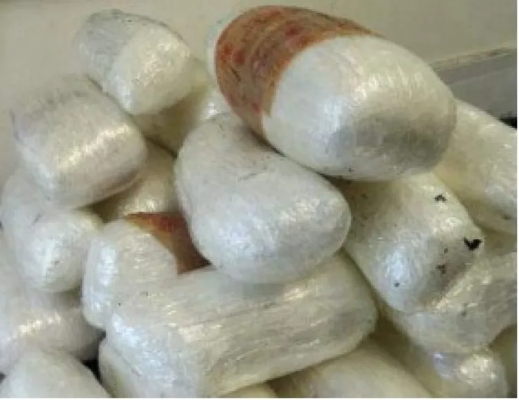 Detenida con
carga de cocaína