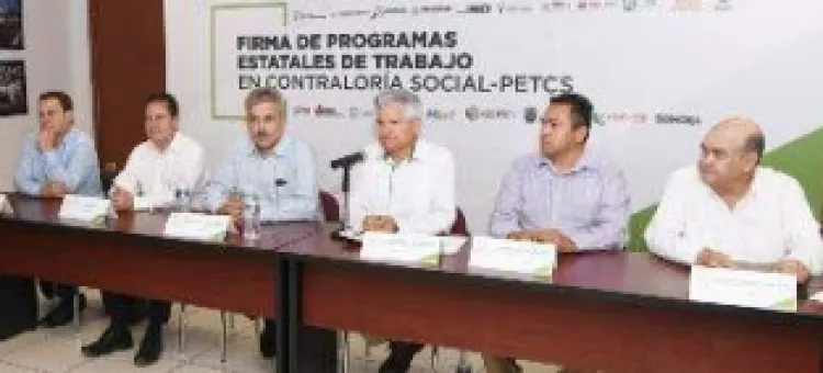 Formalizan promoción
de programas federales