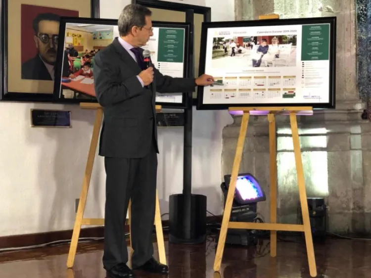SEP presenta calendario escolar 2019-2020 con 190 días de clases