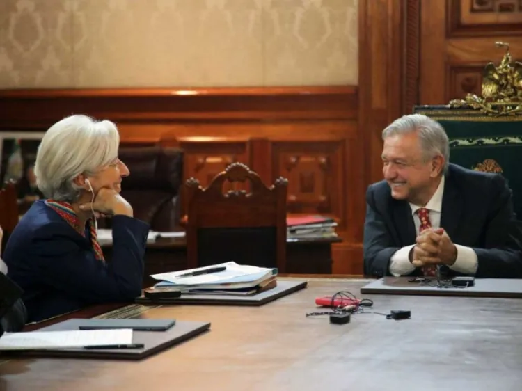 Reconoce Lagarde a López Obrador por políticas fiscales