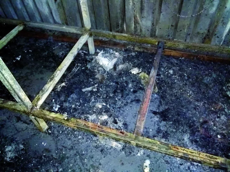 Muere jornalero agrícola
carbonizado en incendio