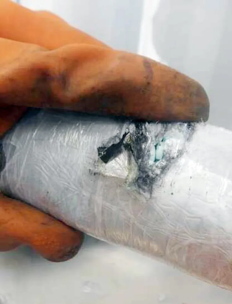 Detienen a dos con
droga en las garitas