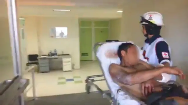 Localizan persona
lesionada en la calle