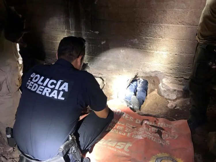 Descubren narco
túnel inconcluso