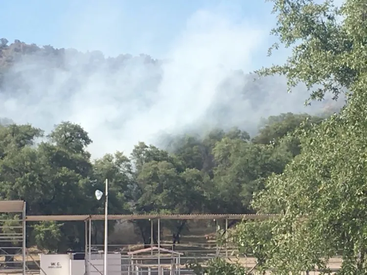 Continúa incendio en El Bellotoso