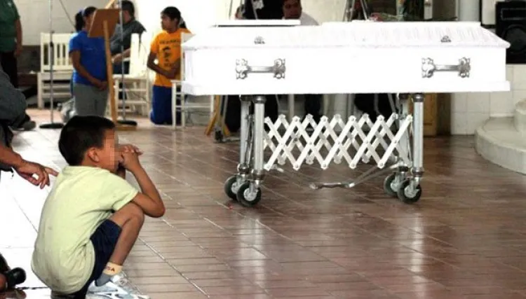 Diariamente son asesinados cuatro niños en México