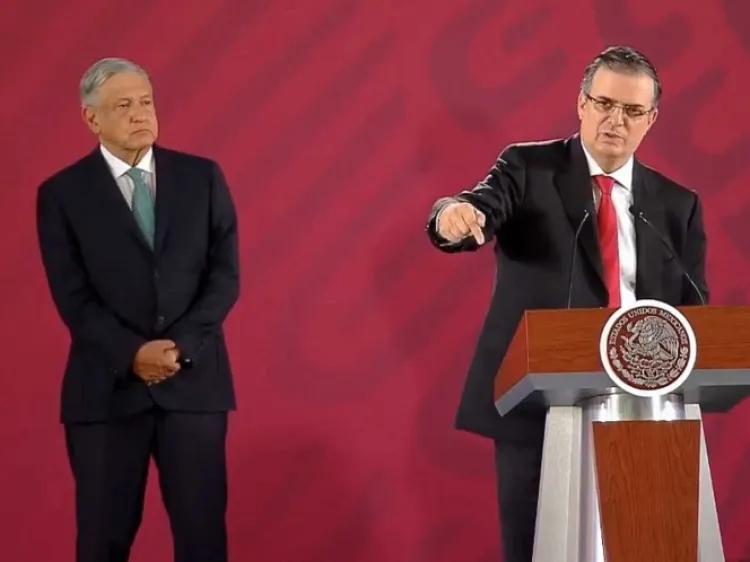 Revela Ebrard ‘acuerdo’ que Trump dijo que anunciaría