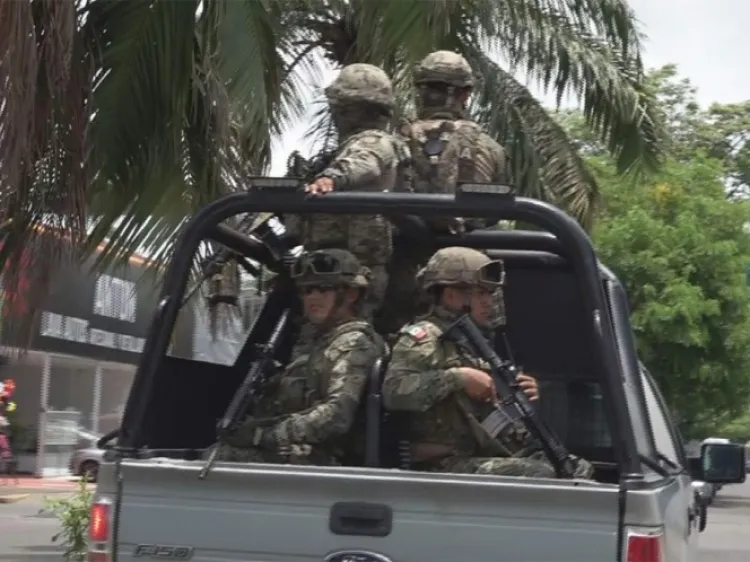 Llegan mandos militares a frontera sur de México
