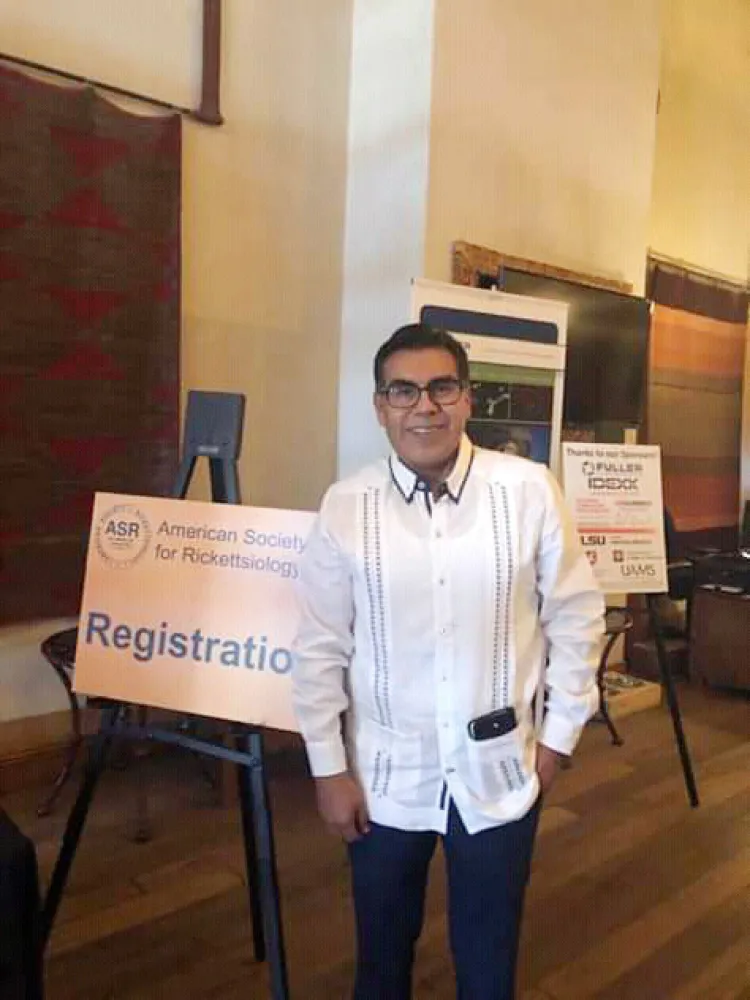 A la vanguardia
en combate a
la Rikettsia