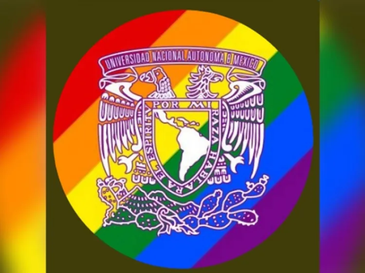 UNAM se viste de colores en apoyo a LGBT+ y 'revienta' las redes