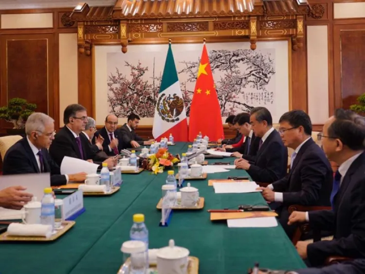Pactan México y China ruta de 5 años para impulsar el comercio