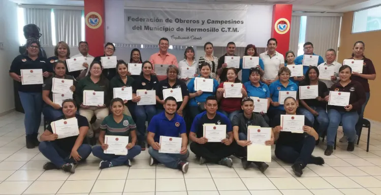 Capacitan a empleadosde empresas en Sonora