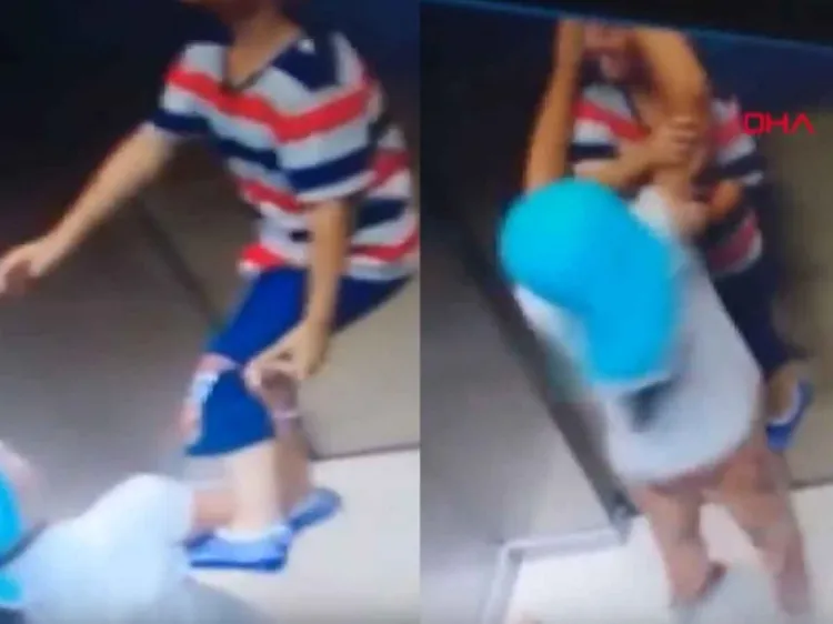 VIDEO: Niño casi muere ahorcado en elevador; su hermana lo salva