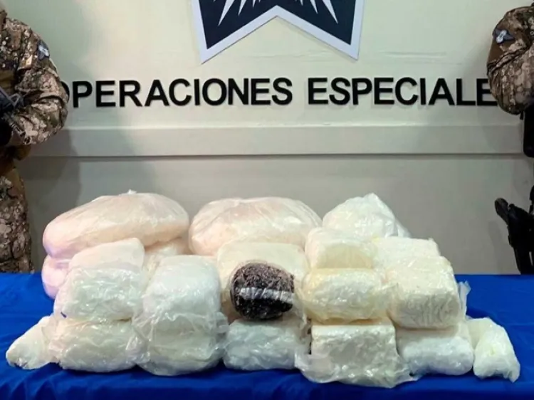 Realizan decomiso millonario al narco en Tamaulipas