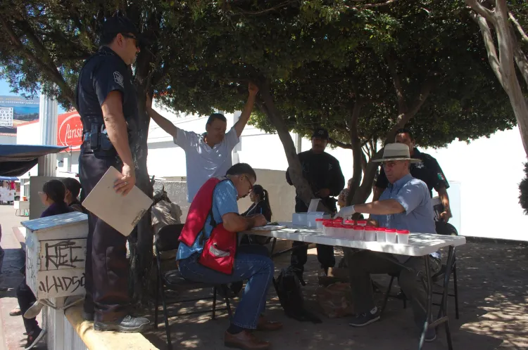 Realizan antidoping a choferes de camiones