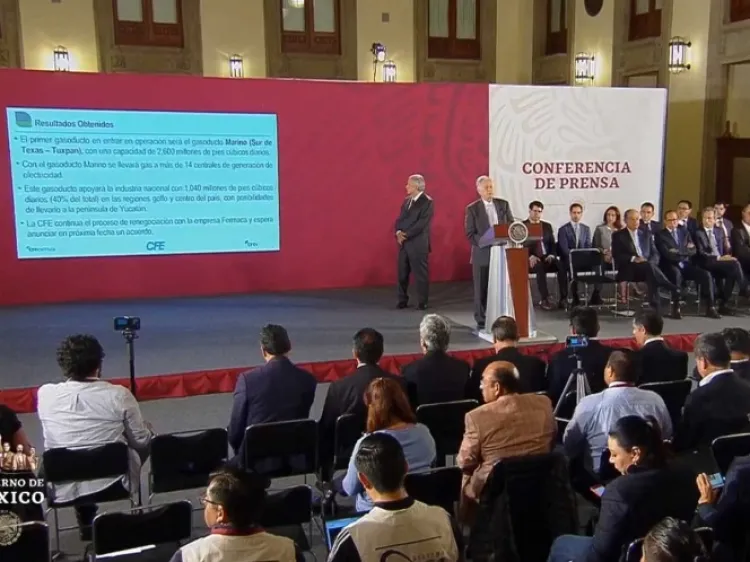 Ahorrará CFE 4.5 mmdd con acuerdo sobre gasoductos