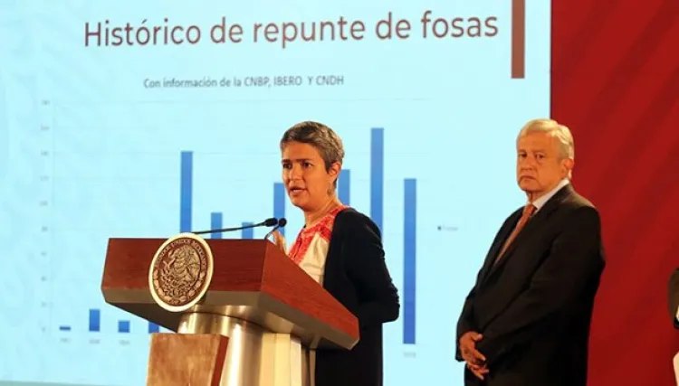 Hay más de 3 mil fosas con restos humanos en México