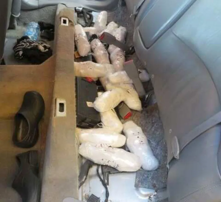 Sorprendido con “coctel” de drogas